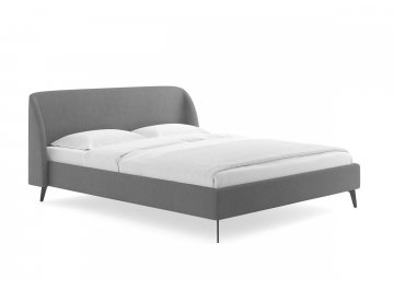 Двуспальная кровать Rosa серый лаунж