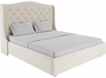 Двуспальная кровать Сантана белый