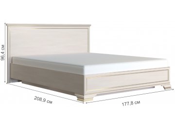 Двуспальная кровать Циус 1