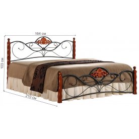 Двуспальная кровать Valentina