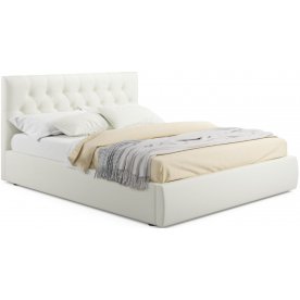 Двуспальная кровать Verona 160х200 с ПМ бежевый велюр
