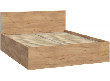 Двуспальная кровать Виктория ВИ-24 дуб крафт золотой