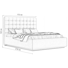 Двуспальная кровать Vita