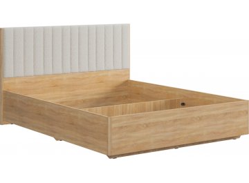 Двуспальная кровать Юлия 160x200 см дуб сонома / белый