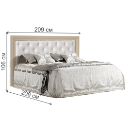 Двуспальная кровать Амели