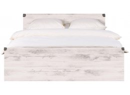 Кровать двуспальная Индиана JLOZ 160 x 200 см с основанием сосна каньон