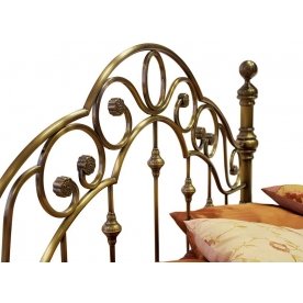 Кровать WF 9603  180x200 античная медь