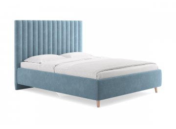 Односпальная кровать Amanda голубой эвита