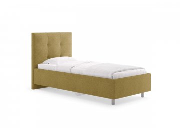 Односпальная кровать Caprice горчичный кашемир