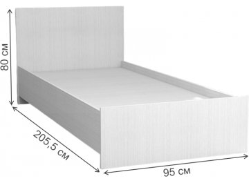 Односпальная кровать Кэт-7
