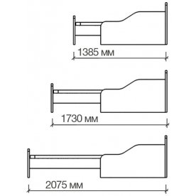 Односпальная кровать КТД КБЕ