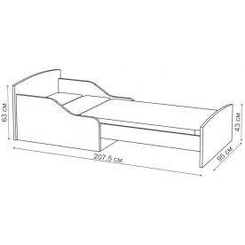 Односпальная кровать КТД НБЕ