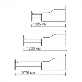 Односпальная кровать КТД НБЕ