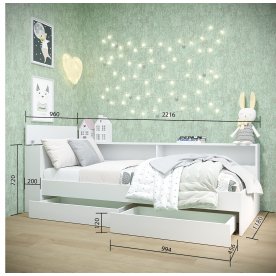 Односпальная кровать Ксения