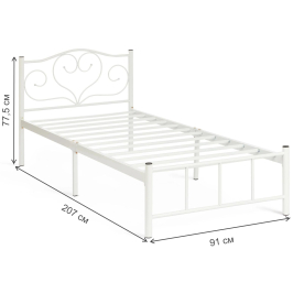 Односпальная кровать Malva mod. 9303