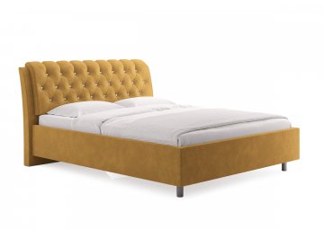 Односпальная кровать Olivia горчичный эвита
