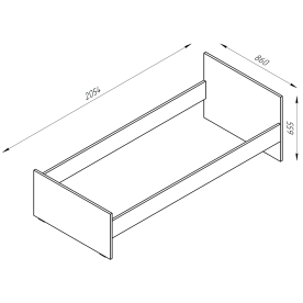 Односпальная кровать Орион