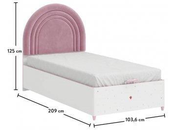 Односпальная кровать Princess