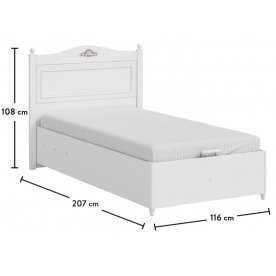 Односпальная кровать Rustic