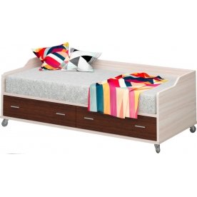 Односпальная кровать КР-5 с колесами