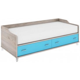 Односпальная кровать КР-5 90x190 с колесами