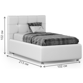 Односпальная кровать Sabina