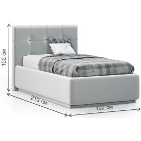 Односпальная кровать Sabina