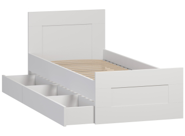 Детская кровать Сириус 80х200 белый