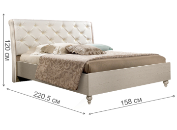 Полутораспальная кровать Венеция