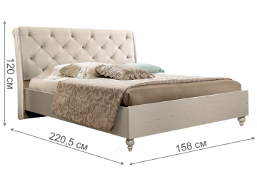 Полутораспальная кровать Венеция