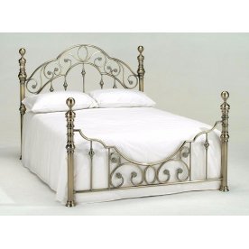 Кровать WF 9603 140 см x 200 см античная медь