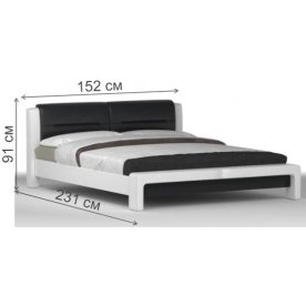 Полутораспальная кровать Cassandra