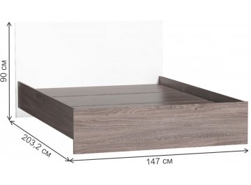 Полутораспальная кровать Кэт-6 ЛДСП 017