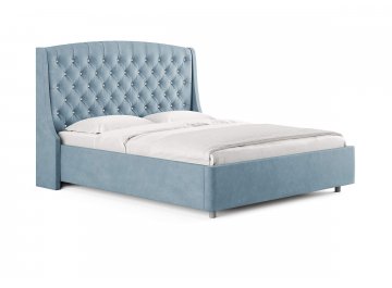Полутораспальная кровать Diamant голубой эвита