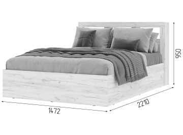 Полутораспальная кровать Канио