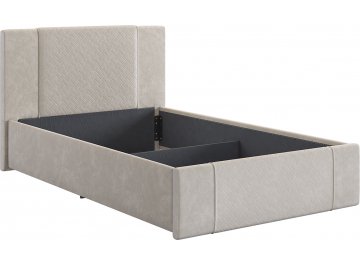 Полутораспальная кровать Хлоя крем велюр