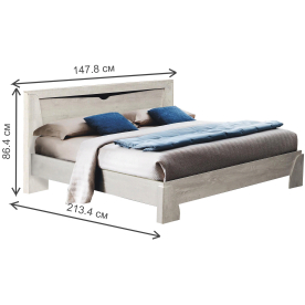 Полутораспальная кровать Лючия 33.08-01