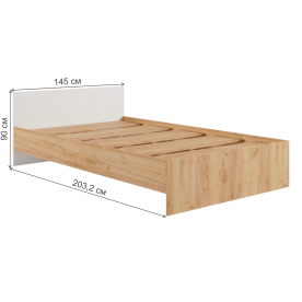 Полутораспальная кровать Мадера М1400