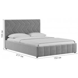 Полутораспальная кровать Милана С