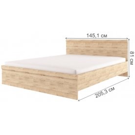 Полутораспальная кровать Оскар с основанием