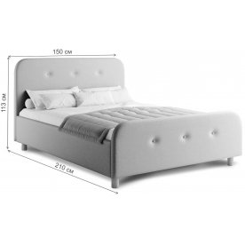 Полутораспальная кровать Селена