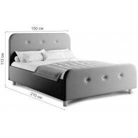 Полутораспальная кровать Селена