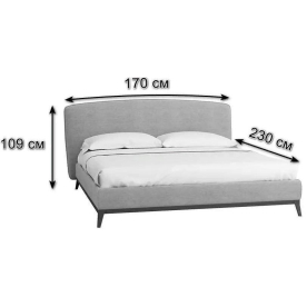 Полутораспальная кровать Сканди Лайт