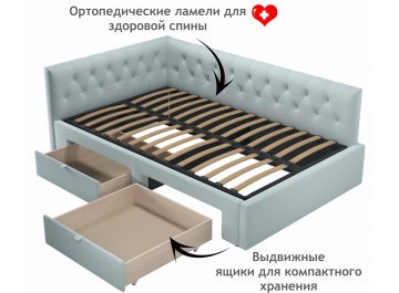 Полутораспальная кровать Afelia