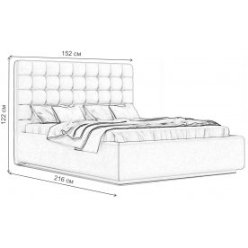 Полутораспальная кровать Vita