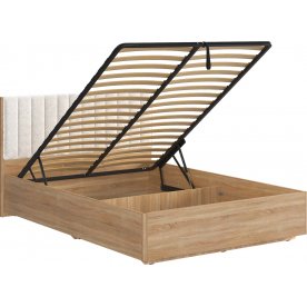 Полутораспальная кровать Юлия 140 х 200 см дуб сонома / белый