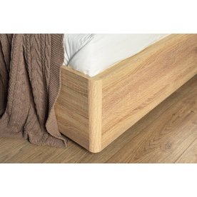 Полутораспальная кровать Юлия 140 х 200 см дуб сонома / белый