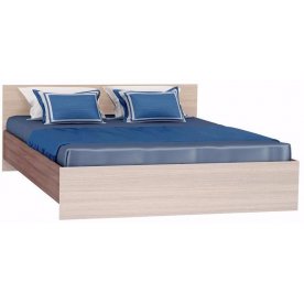 Кровать двуспальная Бася КР-558 160x200 ясень шимо светлый с матрасом
