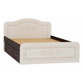 Кровать Фиеста-М КР-503 140 см х 200 см венге / дуб беленый с матрасом