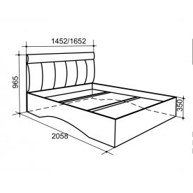 Кровать Мио 1.6 "Стандарт" 160x200 с матрасом